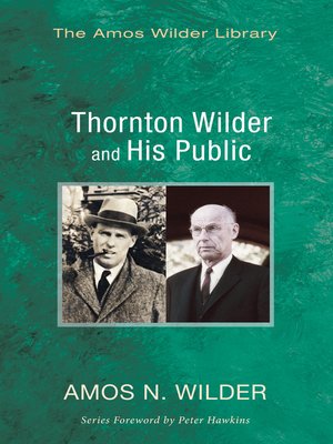 cover image of Thornton Wilder and His Public